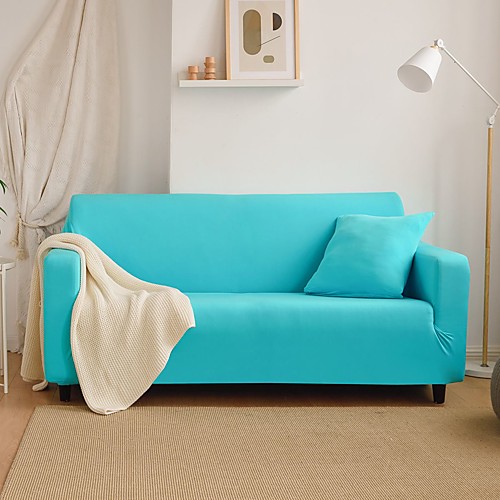 

Nordic Simple Solid Color Elastic Sofa Cover Full Package Single Double Three Person Sofa Cover