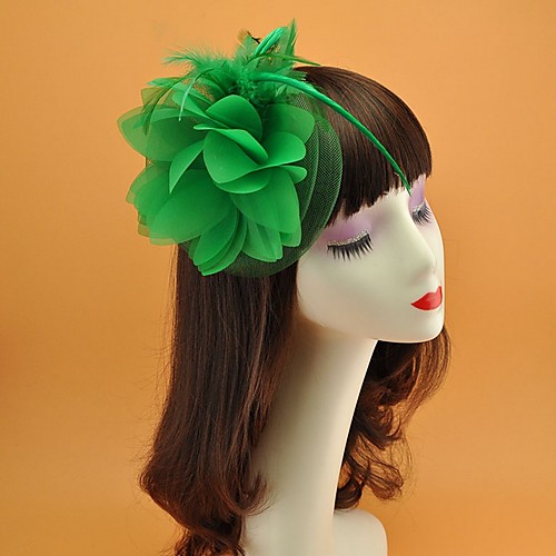 

Artificial feather Fascinators with Feather 1 Piece Tea Party / Horse Race Headpiece