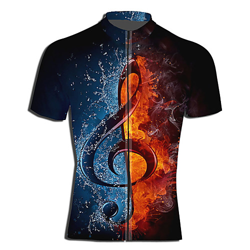 

Men's Daily Spring & Summer Regular Jacket, Color Block Stand Short Sleeve Polyester Blue