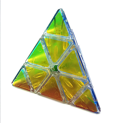 

1 pc Magic Cube IQ Cube Pyramid Rotate Speed 333 Smooth Speed Cube Magic Cube Puzzle Cube Relieves ADD, ADHD, Anxiety, Autism Translucent Wearproof Teen Adults' Toy All Gift