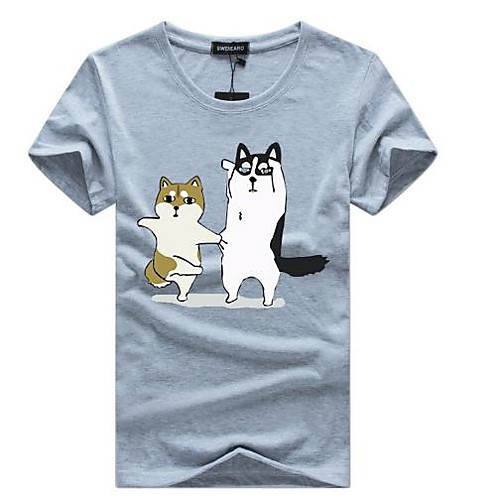 

Men's Daily T-shirt - Solid Colored Black