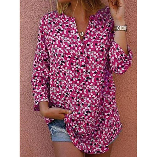 

Women's Daily Shirt - Polka Dot Yellow
