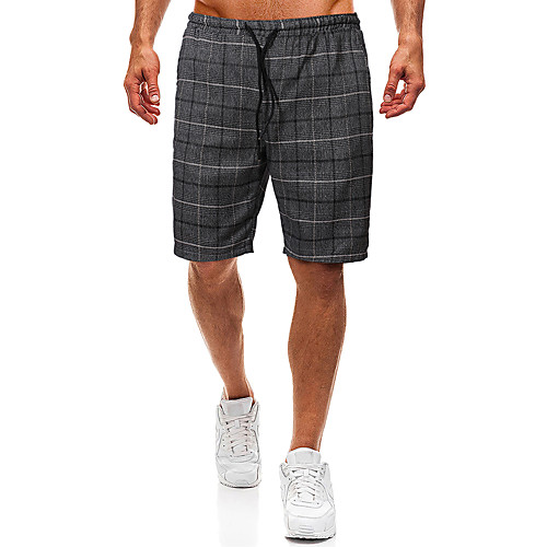 

Men's Basic Shorts Pants - Plaid / Checkered Classic Dark Gray US34 / UK34 / EU42 US36 / UK36 / EU44 US38 / UK38 / EU46