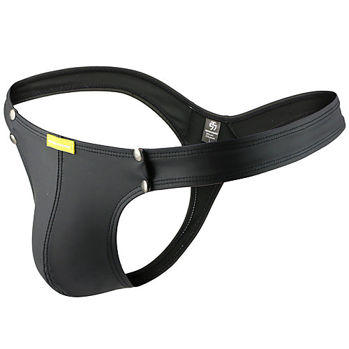 

Men's Basic G-string Underwear - Normal Low Waist Black White Yellow M L XL