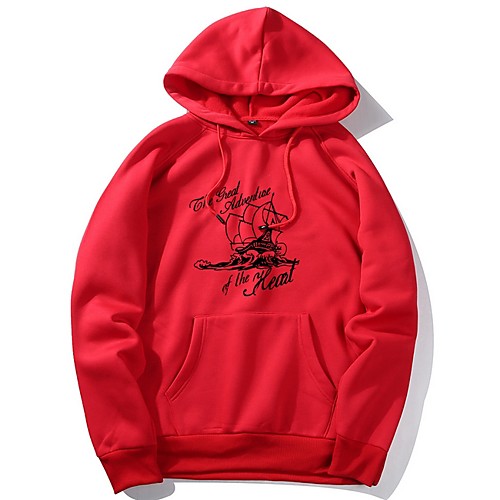 

Men's Casual Hoodie - Print Yellow US32 / UK32 / EU40