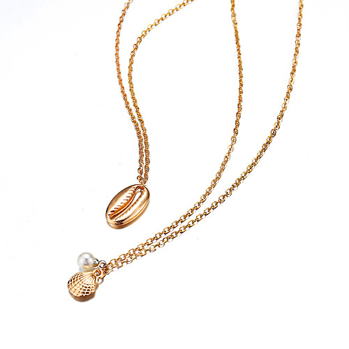 

Women's Pendant Necklace Necklace Friends European Romantic Casual / Sporty Sweet Chrome Gold 45 cm Necklace Jewelry 1pc For Street Festival