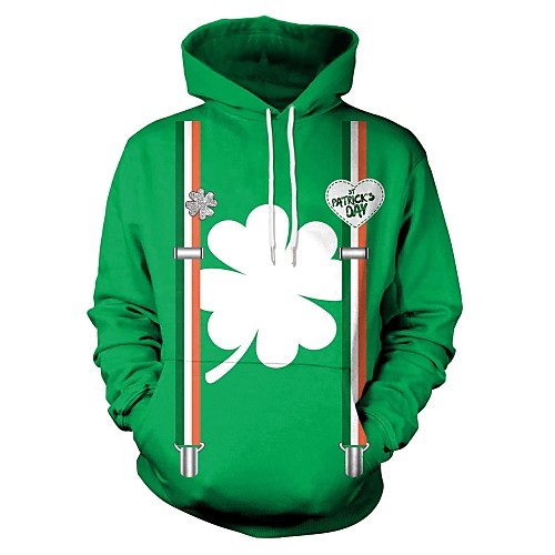 

Men's Basic Hoodie - Trees / Leaves Green US32 / UK32 / EU40