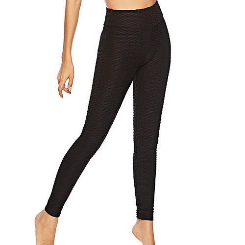 

Women's Basic Legging - Solid Colored, Cut Out Mid Waist Black S M L