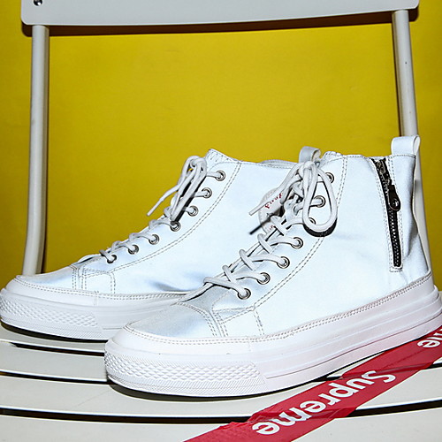 

Men's Canvas Fall & Winter Casual Sneakers White / Gray
