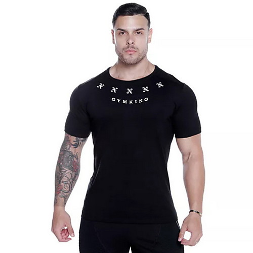

Men's Daily T-shirt - Letter Red
