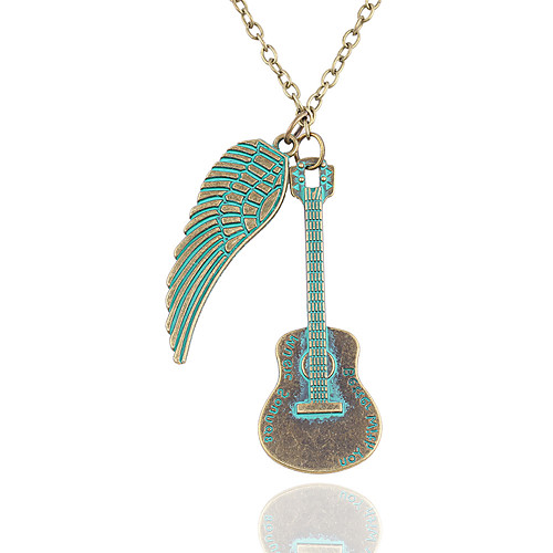 

Women's Pendant Necklace Necklace Friends European Romantic Casual / Sporty Sweet Chrome Green 40 cm Necklace Jewelry 1pc For Street Festival