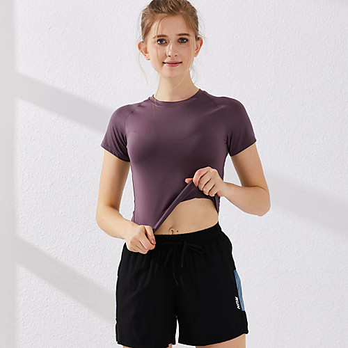 

Activewear Yoga Women's Training POLY / Terylene Bandage / Gore Natural Shorts