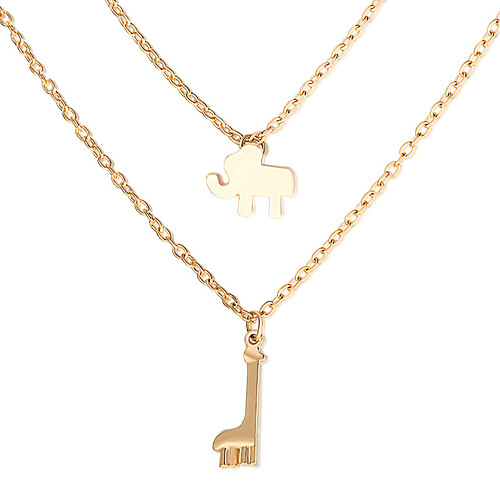 

Women's Pendant Necklace Necklace Friends European Romantic Casual / Sporty Sweet Chrome Gold 35 cm Necklace Jewelry 1pc For Street Festival