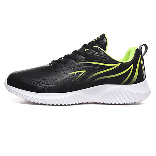 

Men's Microfiber Fall / Spring & Summer Sporty / Casual Athletic Shoes Running Shoes / Walking Shoes Breathable Color Block Red / Green / Gray