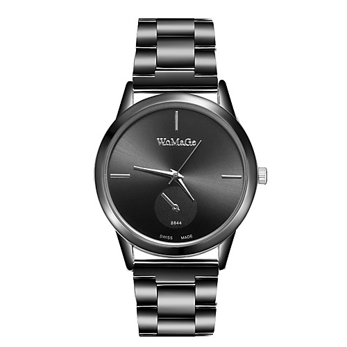 

Men's Dress Watch Quartz Stylish Leather Black / Silver / Gold Casual Watch Analog Casual Fashion - Gold Silver Black One Year Battery Life