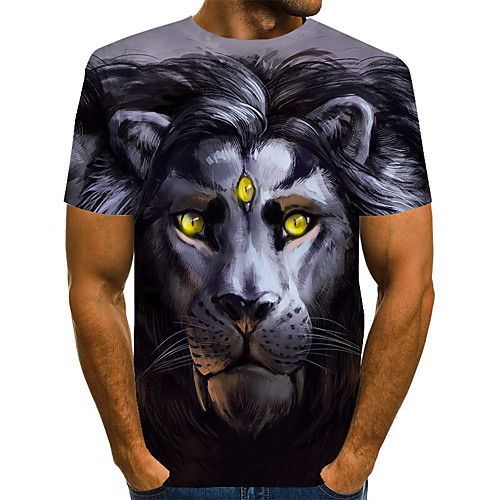 

Men's Daily Basic T-shirt - 3D Rainbow