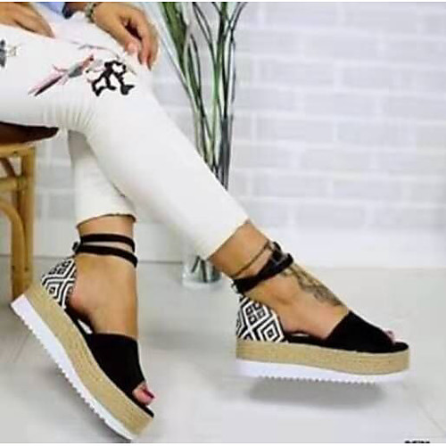 

Women's Sandals Creepers Peep Toe PU Summer Pink / Orange / White