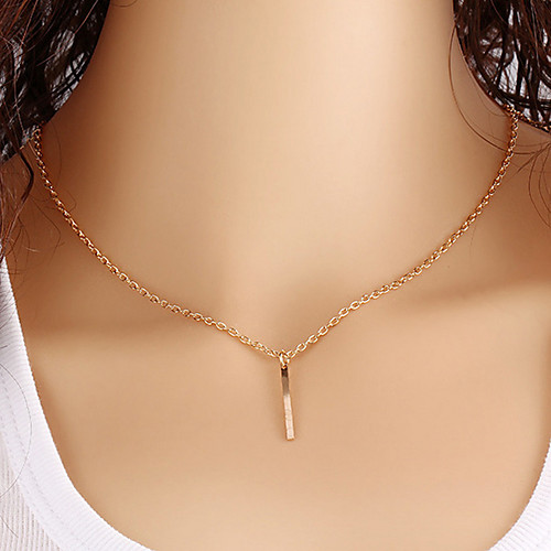 

Women's Choker Necklace Necklace Friends European Romantic Casual / Sporty Sweet Chrome Gold 45 cm Necklace Jewelry 1pc For Street Festival