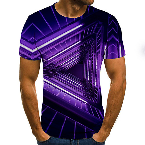 

Men's Daily T-shirt - 3D Purple