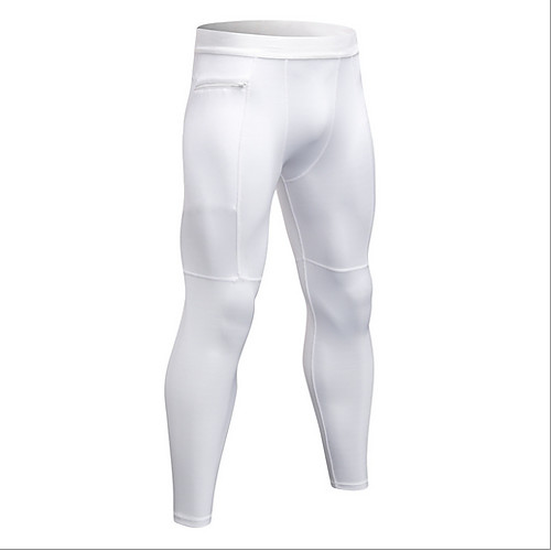 

Compression Gym Men's Normal Polyester Sexy Long Johns Solid Colored Mid Waist