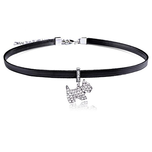 

Women's Necklace Friends European Romantic Casual / Sporty Sweet Chrome Black 40 cm Necklace Jewelry 1pc For Street Festival