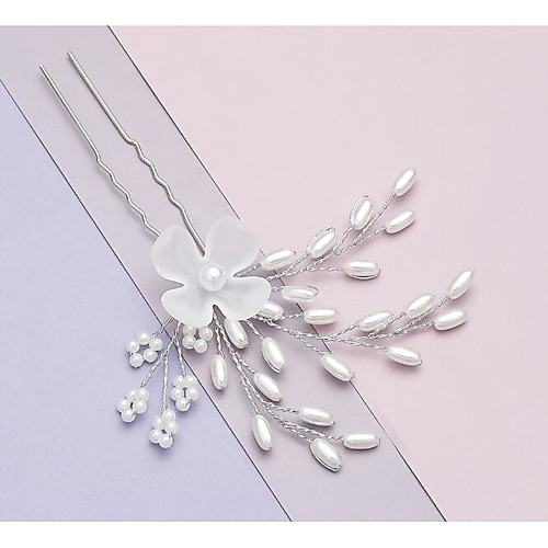

Alloy Hair Accessory with Faux Pearl 1 Piece Wedding / Special Occasion Headpiece