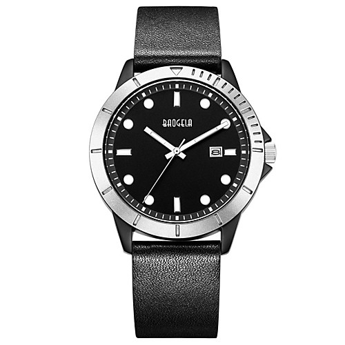 

Men's Steel Band Watches Quartz Stainless Steel Black 30 m Water Resistant / Waterproof Calendar / date / day Noctilucent Analog Fashion Elegant - Black Black / Silver BlackGloden One Year Battery