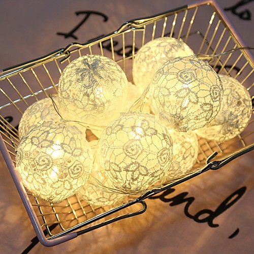 

1.5m String Lights 10 LEDs 1 set Warm White / RGB Outdoor / Creative / Party Batteries Powered