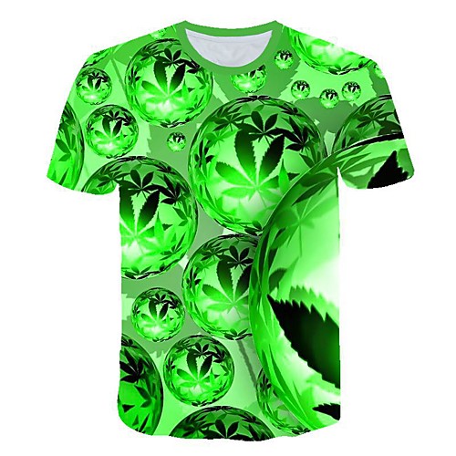 

Men's Daily T-shirt - 3D Print Green
