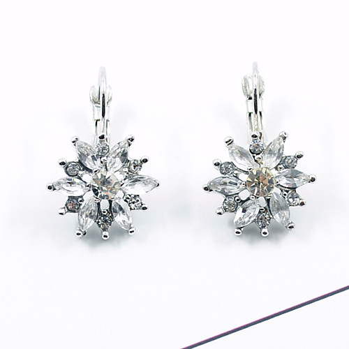 

Women's Earrings Holiday Wedding Birthday Romantic Earrings Jewelry Gold / Silver For Holiday Date Street Birthday Party Festival 2-Piece