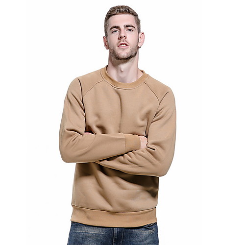 

Men's Basic Sweatshirt - Solid Colored Yellow US34 / UK34 / EU42