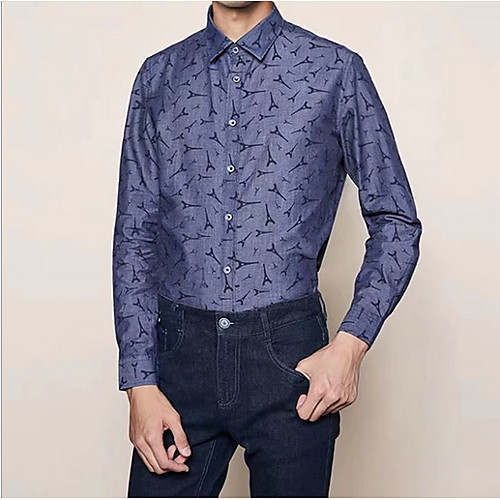 

Men's Daily Shirt - Geometric Gray