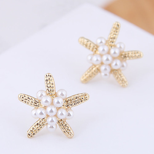 

Women's Stud Earrings Earrings Classic Simple Trendy Fashion Imitation Pearl Earrings Jewelry Gold / Silver For Party Birthday Gift Casual Work 1 Pair