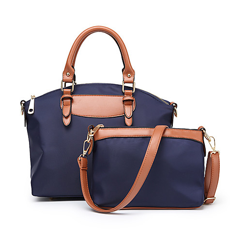 

Women's Zipper Polyester / Nylon Bag Set Solid Color 2 Pieces Purse Set Black / Royal Blue / Red