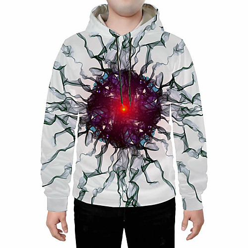 

Men's Basic Hoodie - 3D Rainbow US32 / UK32 / EU40