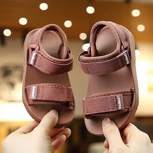 

Girls' Comfort Canvas Sandals Little Kids(4-7ys) Camel / Red / Black Summer