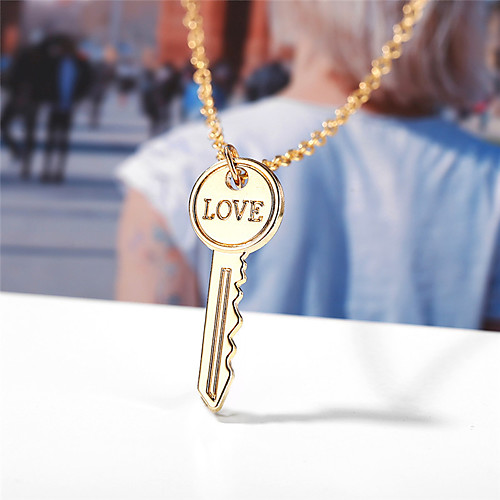 

Women's Pendant Necklace Necklace Friends European Romantic Casual / Sporty Sweet Chrome Gold 35 cm Necklace Jewelry 1pc For Street Festival