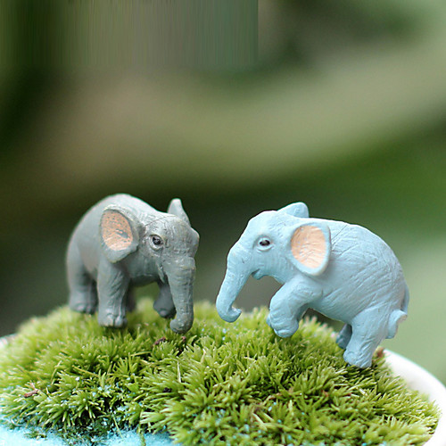 

Dollhouse Accessory Office Desk Toys Lovely DIY Elephant Furniture Resin 1 pcs Adults' All Toy Gift
