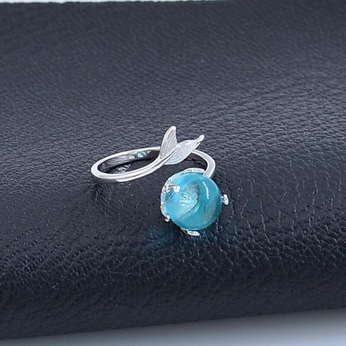 

Women's Ring 1 Piece Blue Alloy Elegant Holiday European Holiday Wedding Party Jewelry