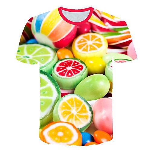 

Men's Daily T-shirt - 3D Print Rainbow