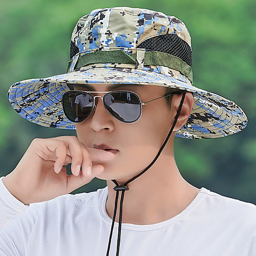 

Mens Quick Dry Neck Cover Sun protection Fishing Bucket Hat