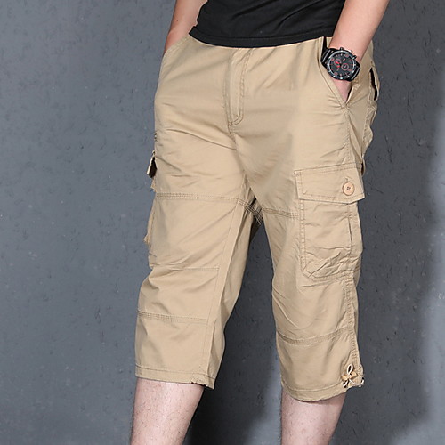 

Men's Basic Shorts / Bermuda shorts Pants - Solid Colored Army Green Khaki Black US32 / UK32 / EU40 US34 / UK34 / EU42 US36 / UK36 / EU44