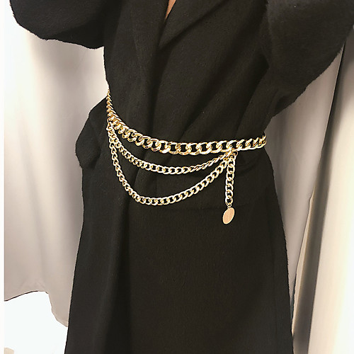 

Waist Chain Elegant Trendy Ethnic Women's Body Jewelry For Wedding Party Date Alloy Wedding Friends Gold Silver 1 Piece