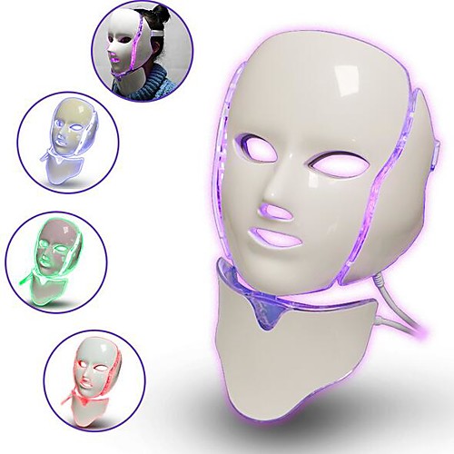 

7 Color LED Light Photon Face Mask Rejuvenation Skin Facial Therapy Wrinkle