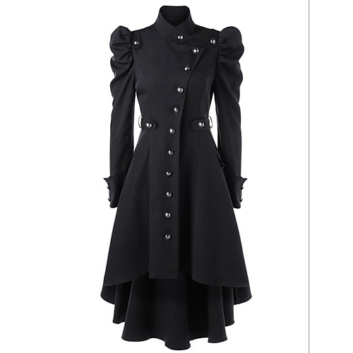 

Plague Doctor Costume Adults Women's Scary Masquerade Cosplay Costumes Costumes Women's Dance Costumes Cotton Blend Split Joint Vintage
