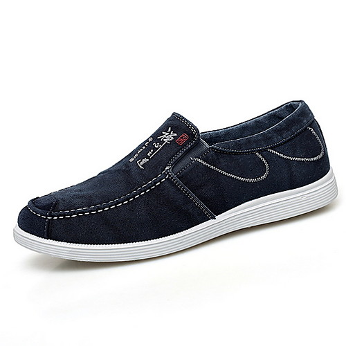 

men's comfort shoes mesh fall & winter sneakers black / blue