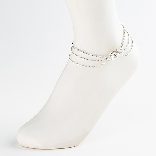 

Toe Ring Stylish Simple Dangling Women's Body Jewelry For Casual Daily Wear Layered Copper Imitation Diamond Gold Silver 1 pc