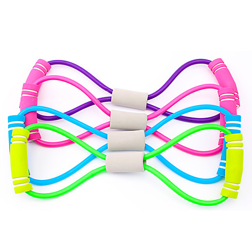 

Exercise Resistance Bands Figure 8 Exercise Cord Rubber Bands 1 pcs Sports TPE Yoga Pilates Exercise & Fitness Adjustable Durable Full Body Strength For Men Women