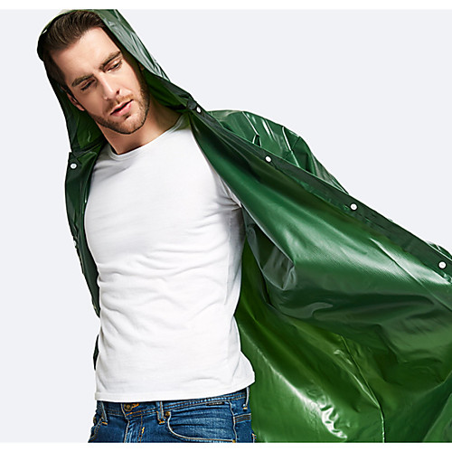 

Protective Clothing Anti Dust And Droplet Men's Women's Hiking Raincoat Outdoor Waterproof Windproof Raincoat Army Green / Blue / Dark Blue