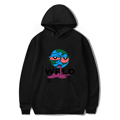 

Inspired by Cosplay Juice Wrld Cosplay Costume Hoodie Pure Cotton Print Printing Hoodie For Men's / Women's